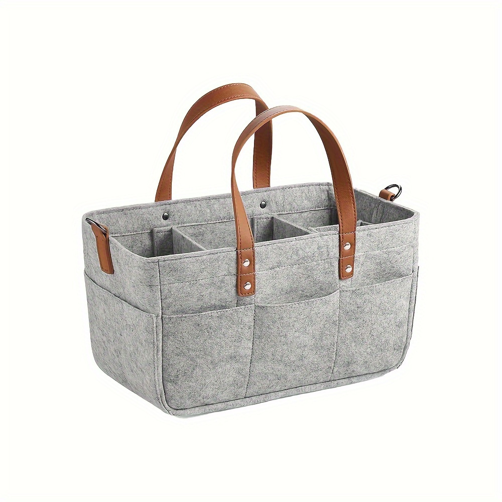 Image of Large Capacity Foldable Hanging Storage Bag - Multifunctional With Hanging Basket/cart Suitable For Travel,, Clothes, - - Bag
