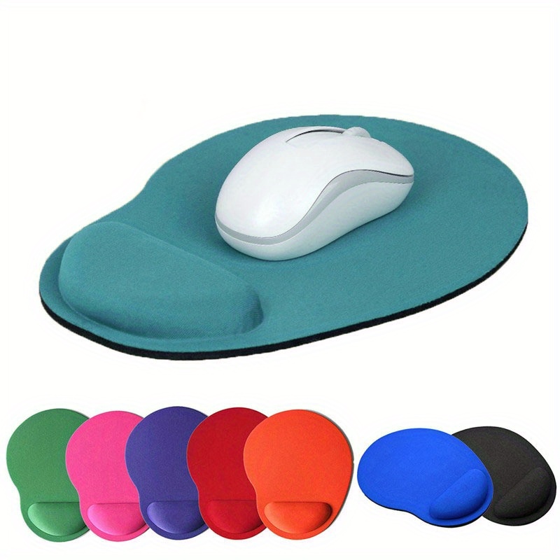 

Ergonomic Rubber Wrist Rest Mouse Pad - Protects Your Wrist During Long Work Sessions