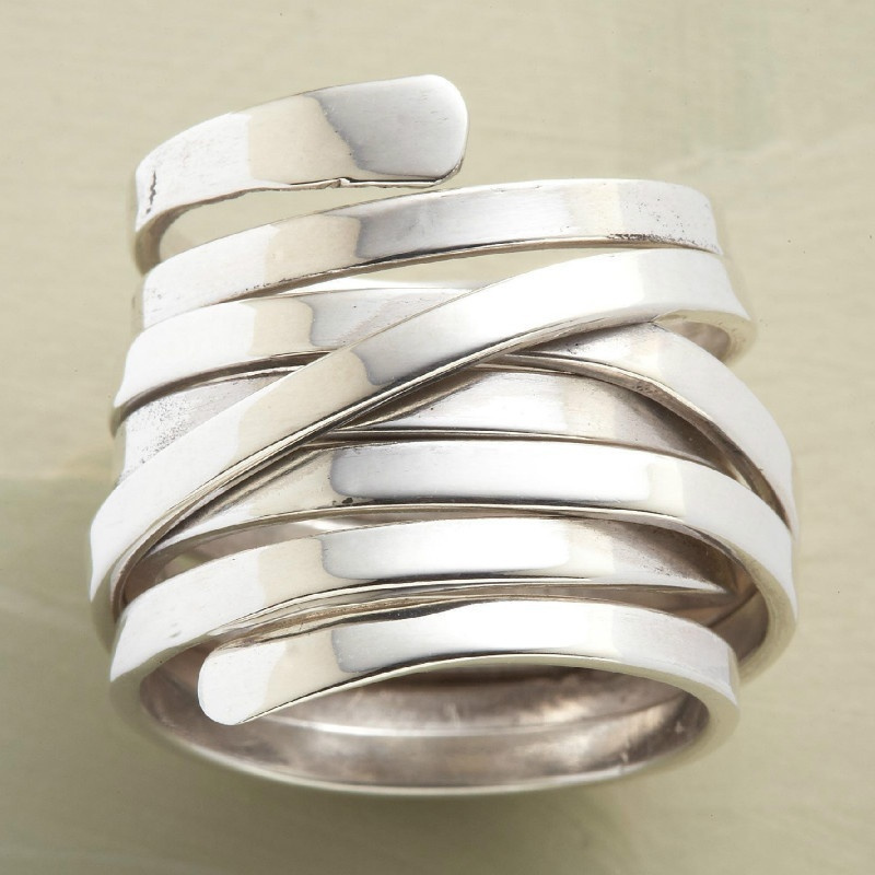 

925 Silver Plated Wide Ring - Perfect Accessory For Daily Wear And Parties, Show Off Your Charm