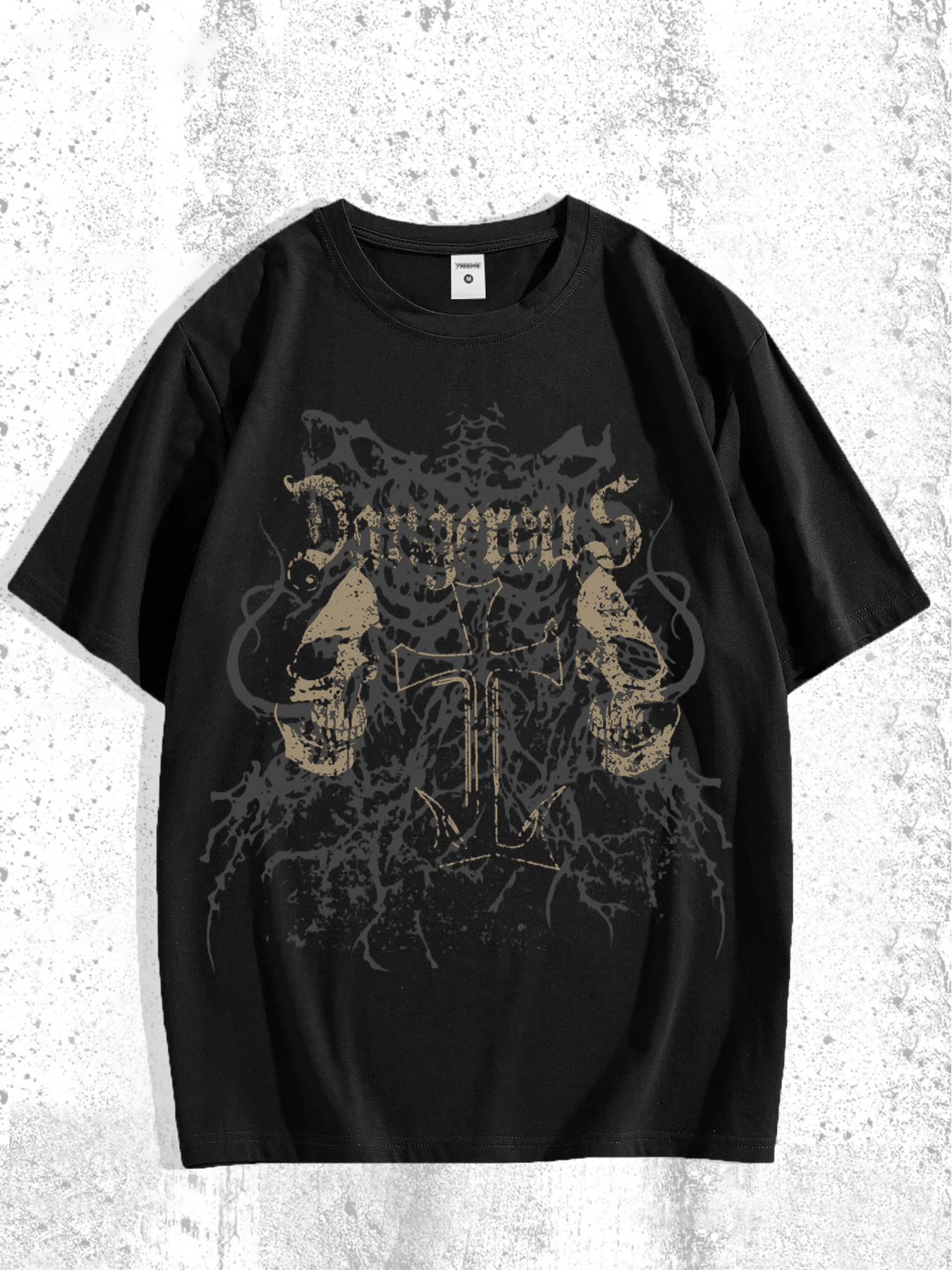 Thursday I00s emo Tシャツ M black SHINsuke Men Women Y2K Dark Academia T Shirt Harajuku Short