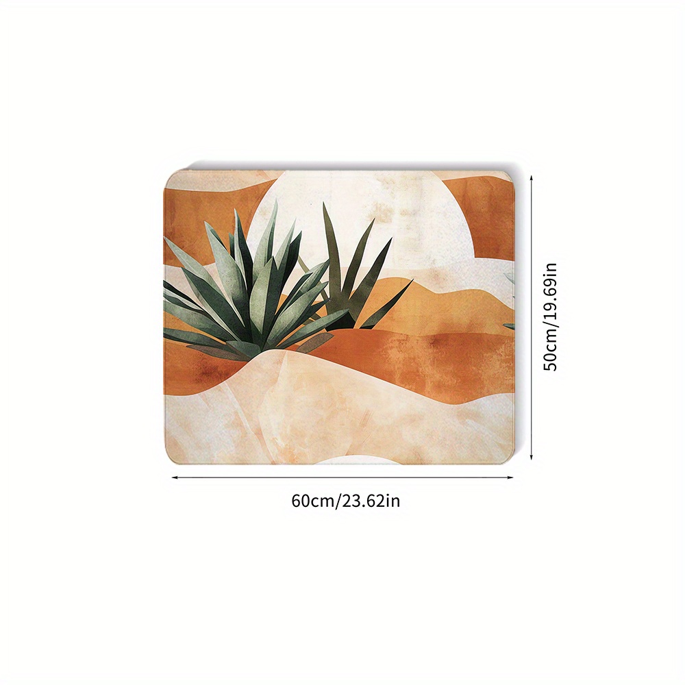 bohemian sun and agave plant washing machine dust cover 60cm x 50cm kitchen and bathroom accessories details 5