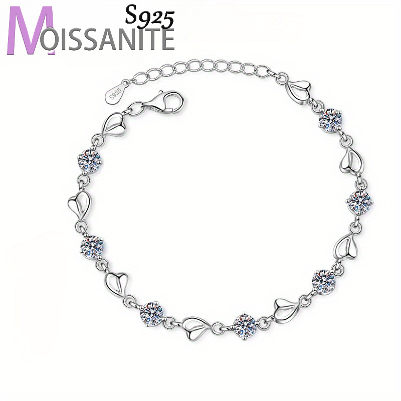 

1pc 925 3.5ct Moissanite Bracelet, Accessories, , For 's Day, Christmas, ,