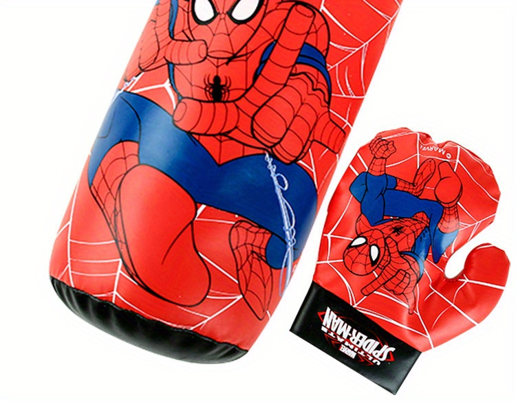  youth boxing gear set including sandbag gloves durable pvc faux leather ideal for details 3