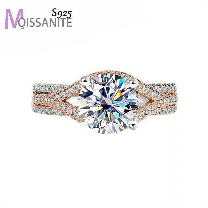 

925 Moissanite 2 , , Unisex , & , 3.6g, For , , , , 's, , New 's Box