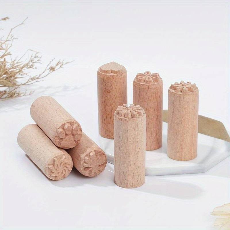 20 Supports En Bois Pour Tampons – Blocs Vierges 30x30mm, Idéaux Création Tampons DIY, Artisanat