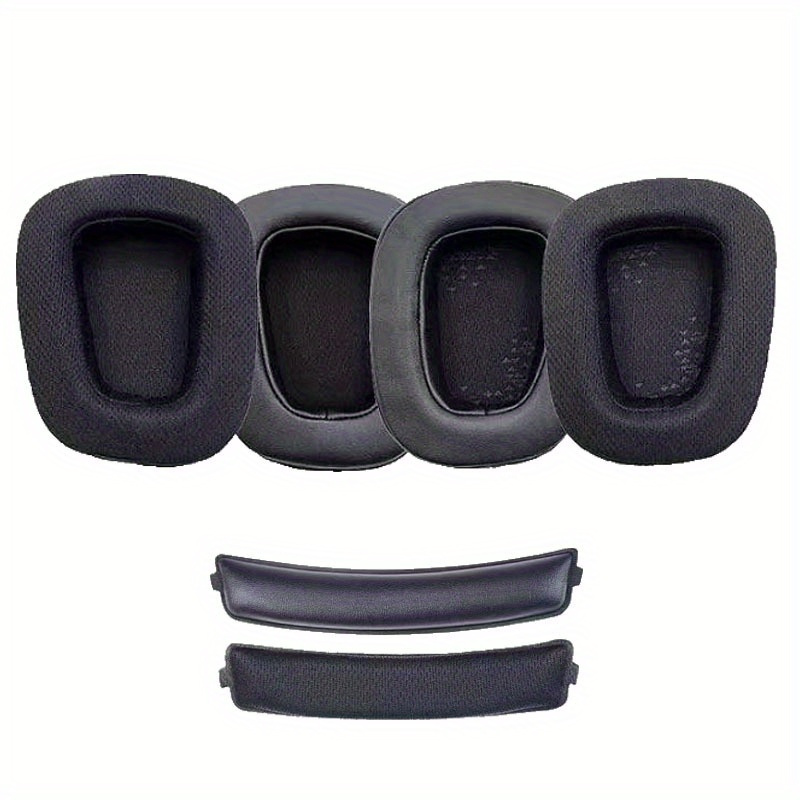 Ersatz-Ohrpolster Kompatibel Mit Logitech G935, G635, G933, G633 - Memory Foam, PU-Leder Oder Stoff - Einfacher Austausch Für Gaming-Headsets