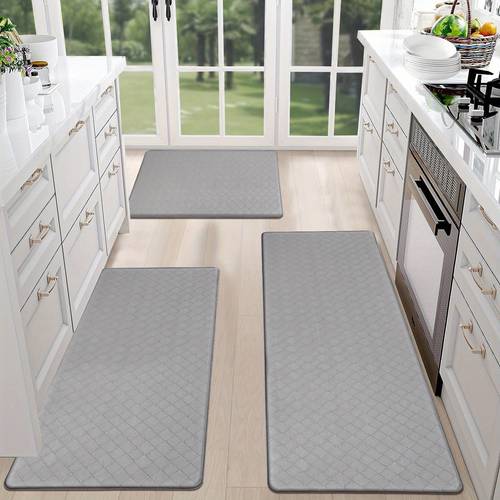 anti kitchen mats for floor set of 3 cushioned kitchen rug sets 3pcs non slip kitchen rugs and mats standing mat runner for home office sink laundry