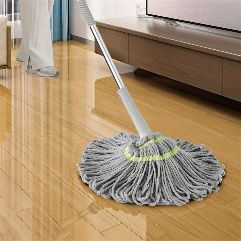 

Easy- Hand-free Wash Mop - Durable, Absorbent For Wet & Dry Floors, Perfect For Kitchen, Bathroom, Tile, Hardwood & Laminate - Essential Cleaning Tool