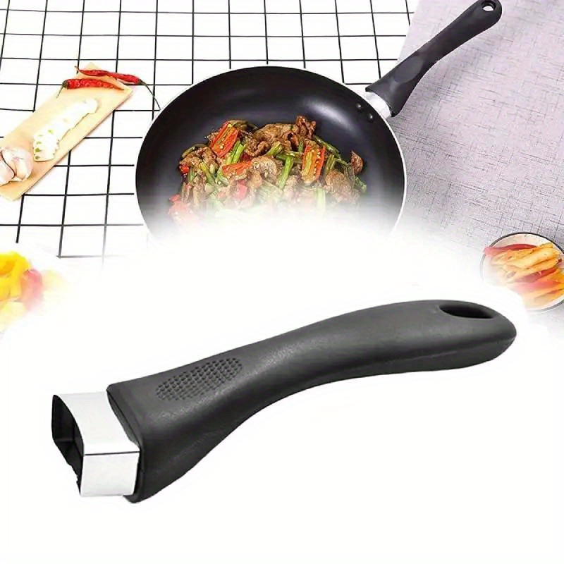 ergonomic non slip   handle   bakelite grip   on replacement for saucepan frying pan kitchen cookware accessory details 0