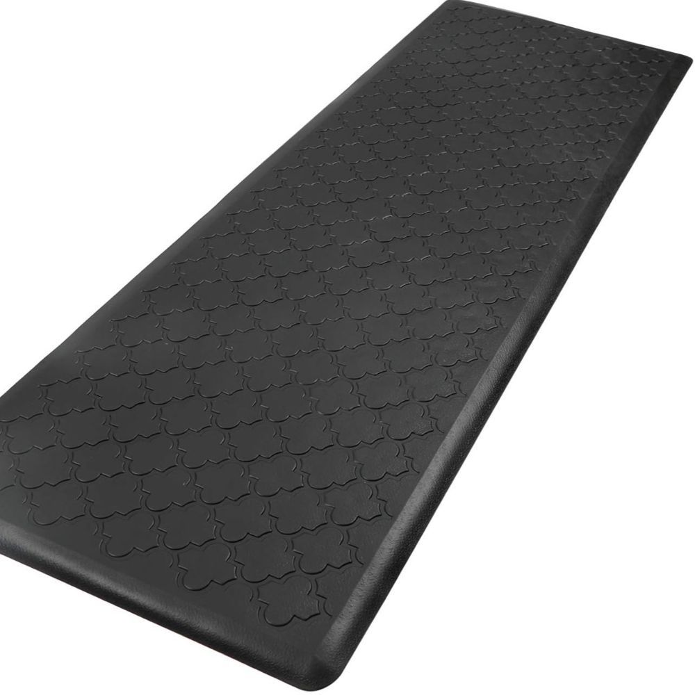 TEMU Extra-large Cushioned Kitchen Mat Designed To Reduce Fatigue, Featuring A Non-slip Surface. Ideal For Use In Kitchens, And Suitable For Areas