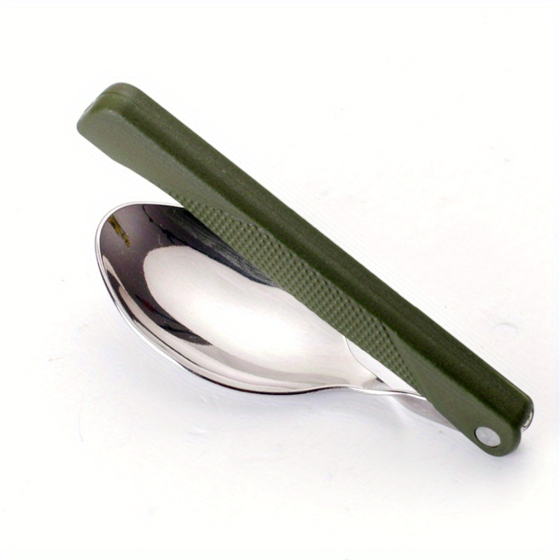 stainless steel multifunctional cutlery set for outdoor activities foldable   and knife for picnic camping hiking and traveling Product details 3