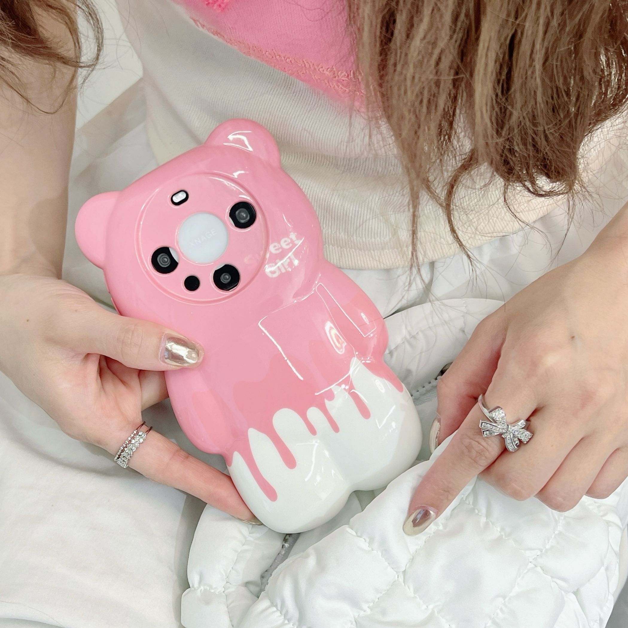 TPU-Hülle mit Eistropfen-Design für Huawei Mate 60 Pro – stoßfeste Schutzhülle mit glänzender Oberfläche_voghion.com