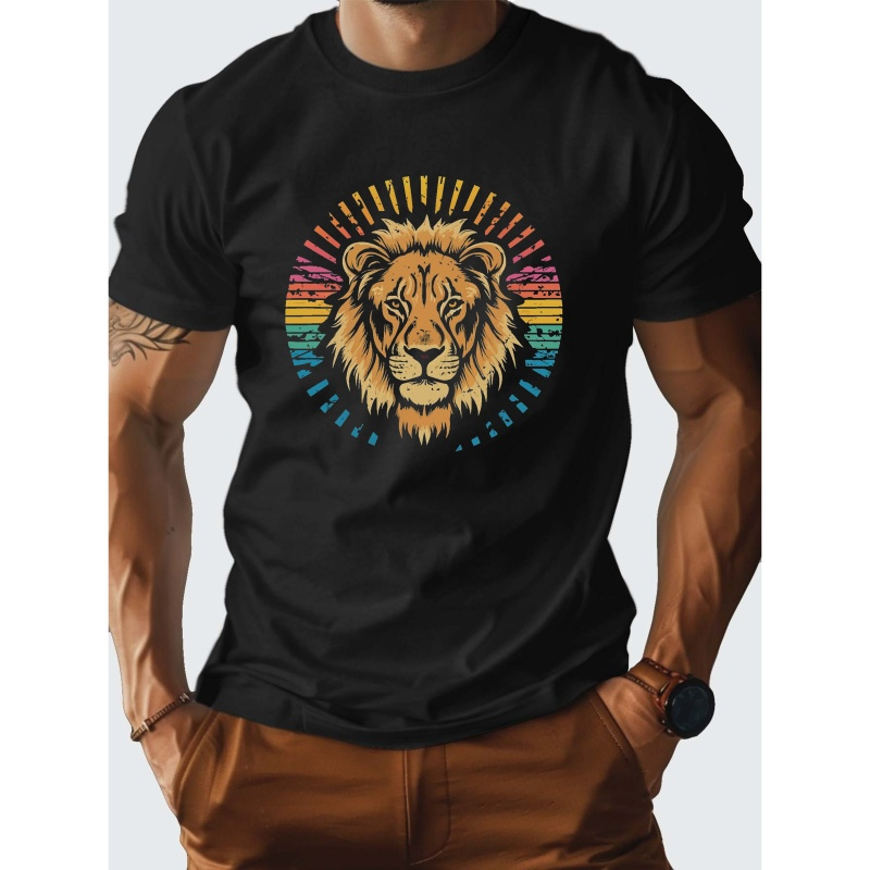

Sunset Lion G500 Pure Cotton Men's T-shirt Comfort Fit