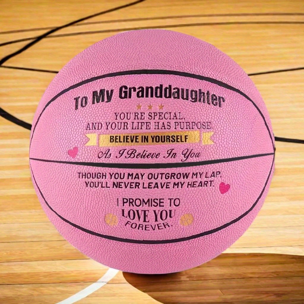 

Personalized Encouragement Basketball Gifts For Adults Teen, To My Granddaughter From Custom Size 7 Basket Ball Christmas Birthday Gifts To My Granddaughter Christmas Basketball Gift