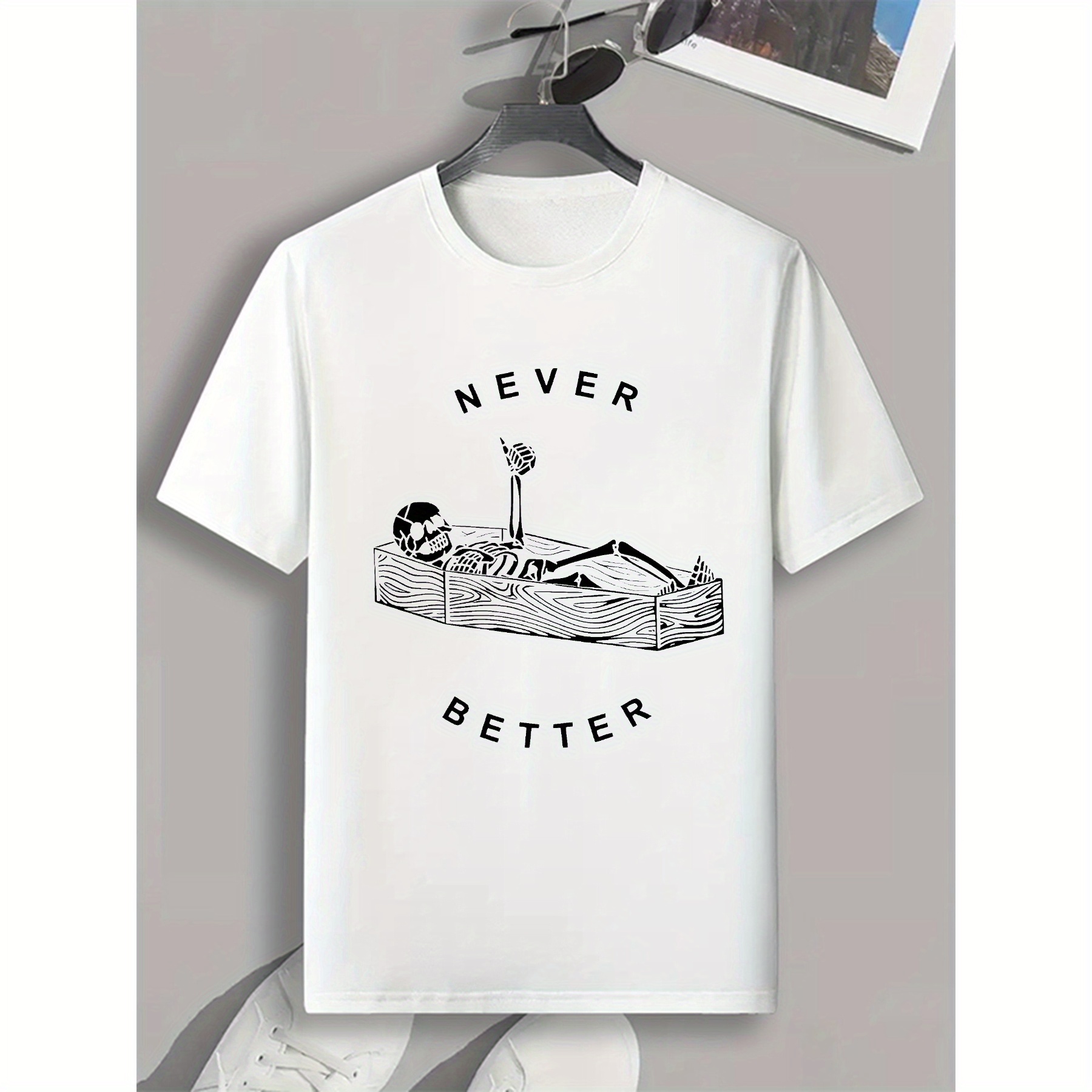 

Lying Graphic Sleeve Tees, -, Summer Top For