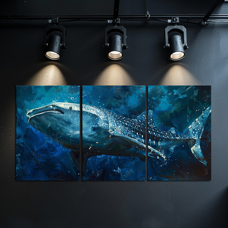 walhai ozean leinwand wandkunst 3er set ungerahmte stoff Temu