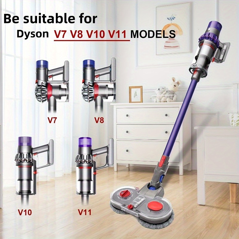 6pcs for   vacuum cleaner mop pads compatible with v7 v8 v10 v11 models premium fabric   attachment for   floor care details 2