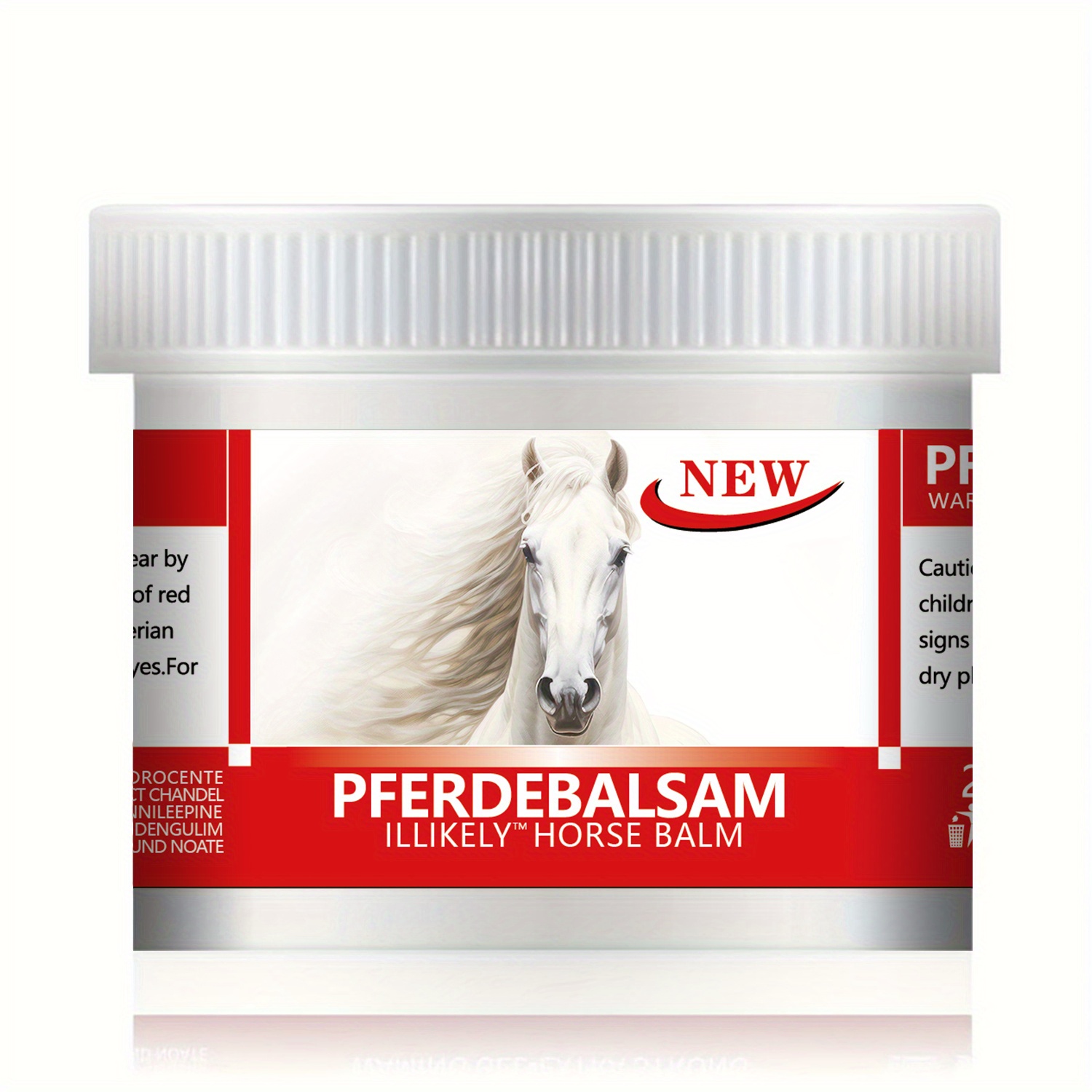 Image of 8.45/16.91oz Horse Balm Chestnut Extra Massage Gel For Body Foot Leg Back Care