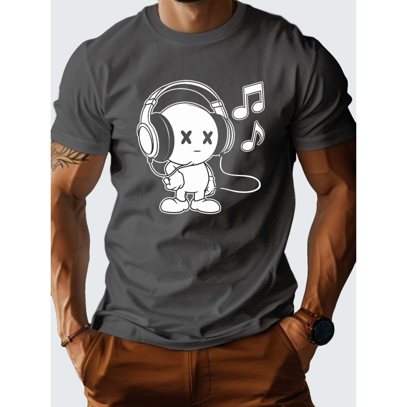 

Character Headphones G500 Cotton Men's T-shirt With Comfortable Fit