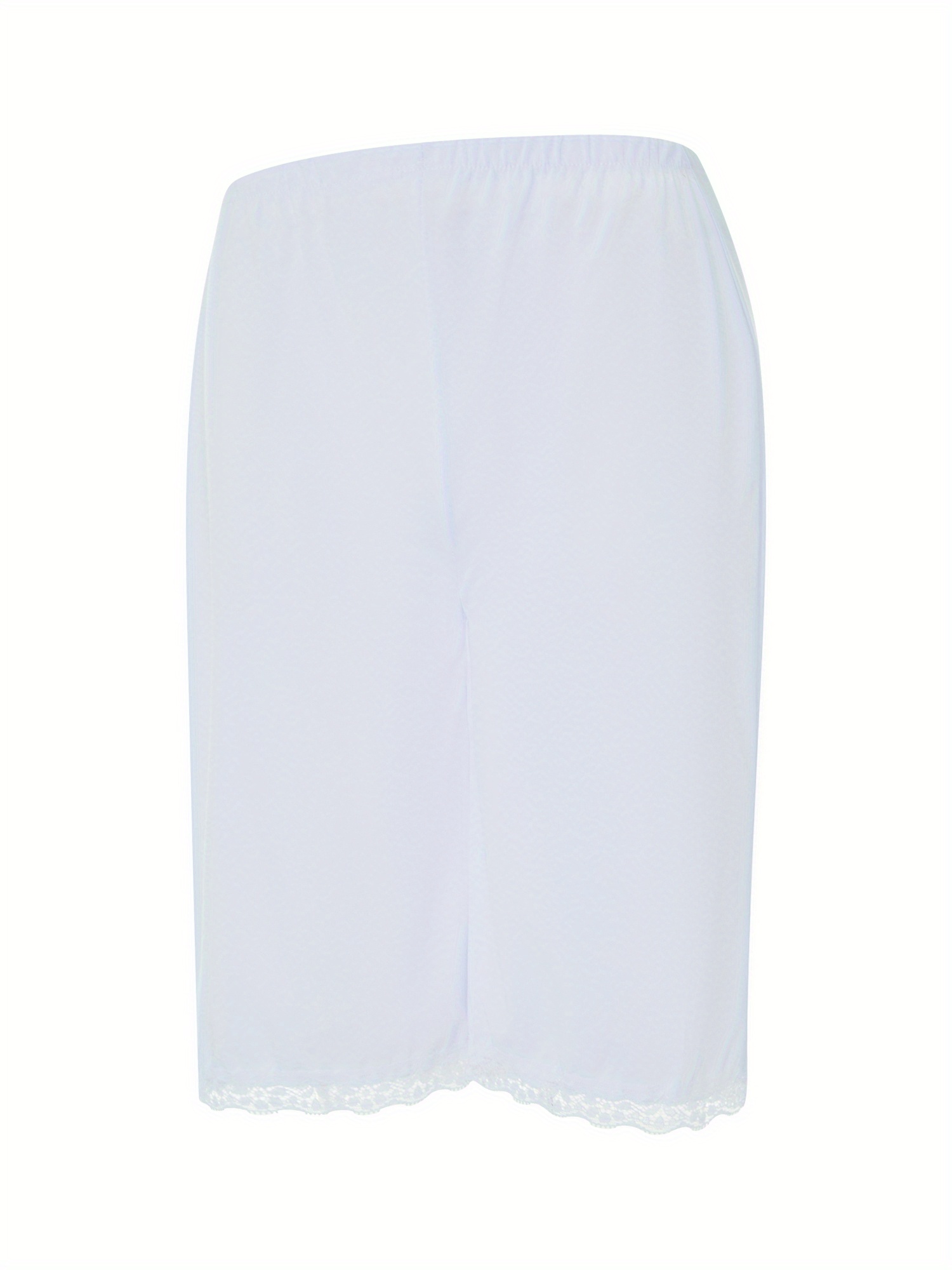 women loose half slip shorts loose fit lace trim Temu