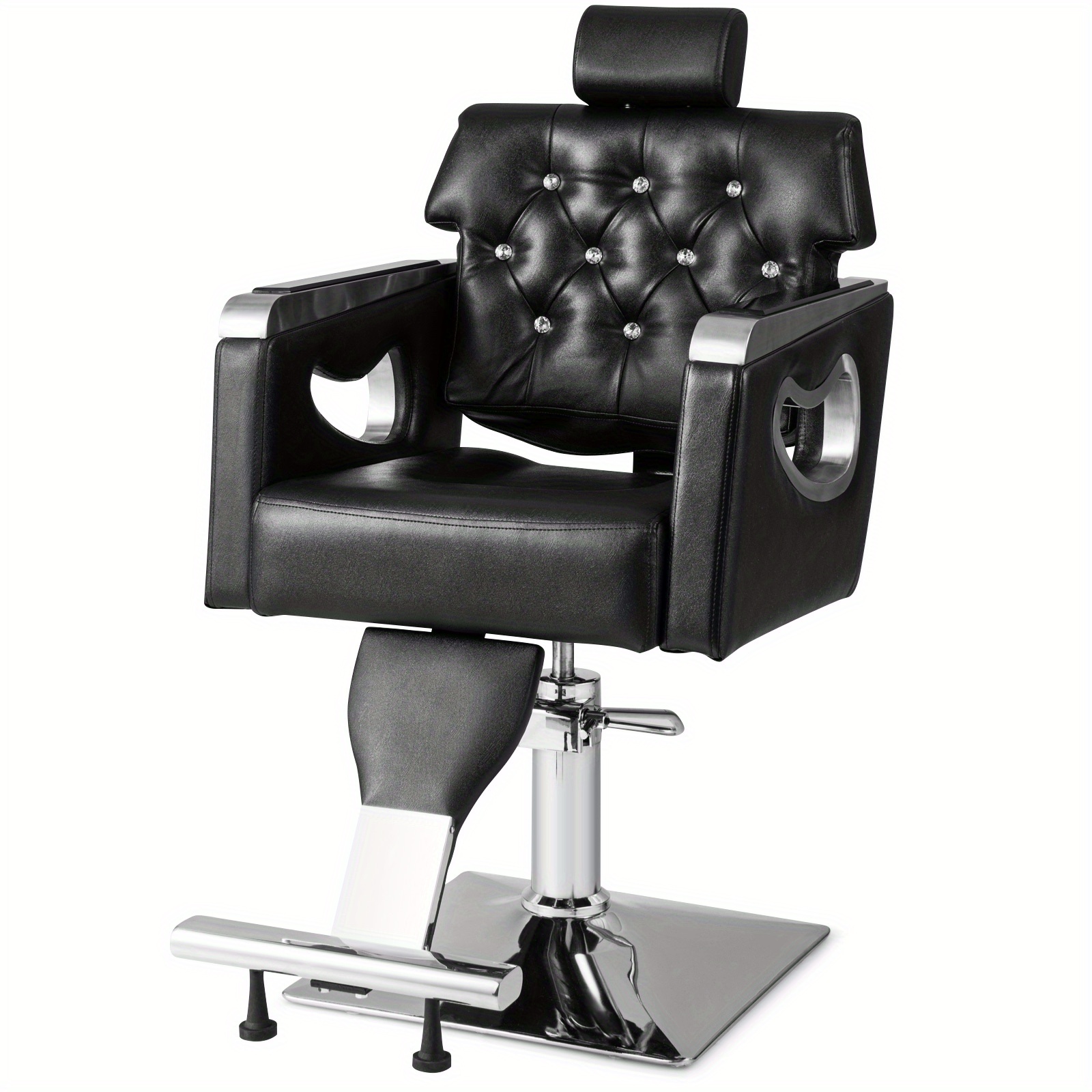 

Lifezeal Adjustable Barber Chair Heavy-duty Hydraulic Pump Salon Chair 360° Rotation
