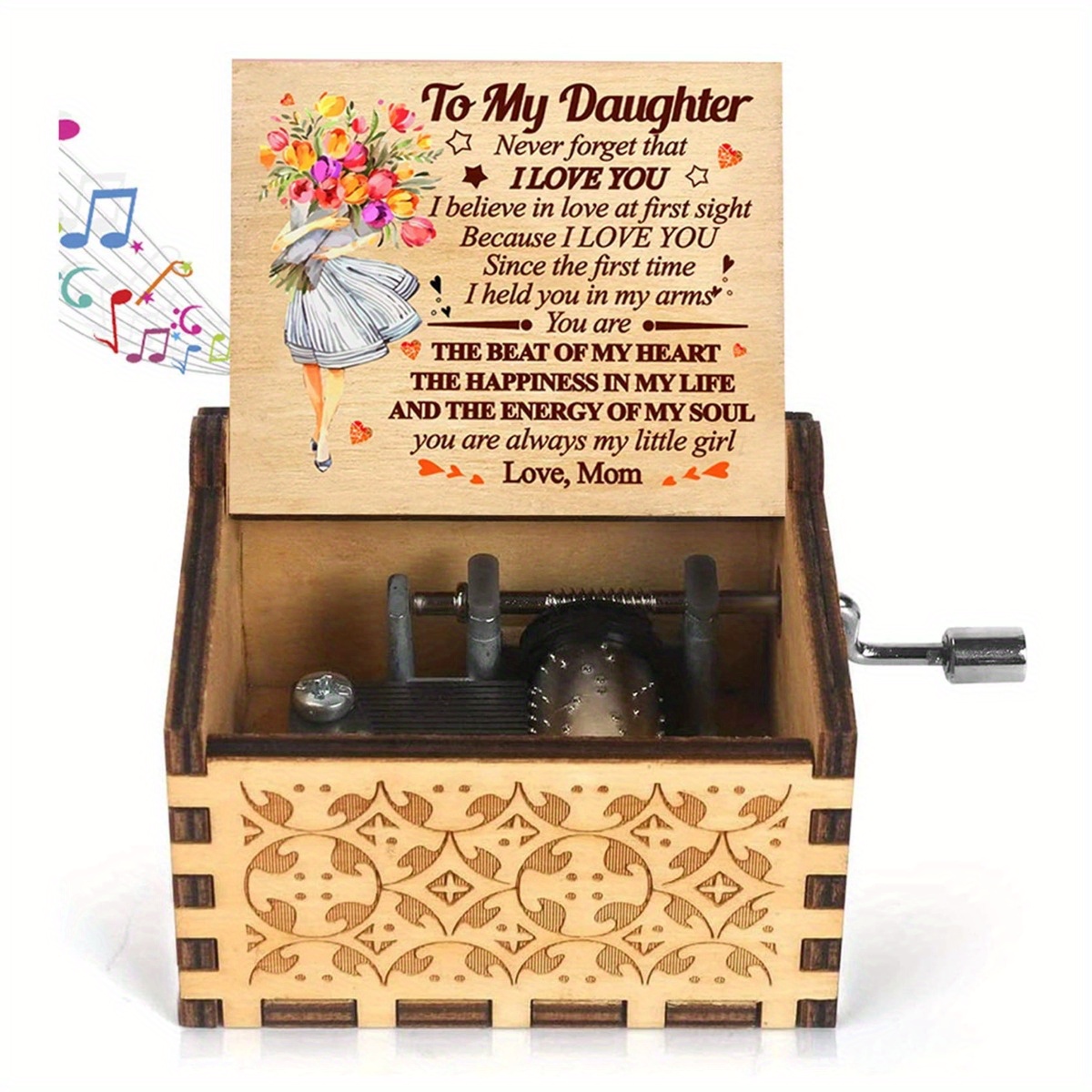 

1pc Mom | Wooden Box For Mom | Box My | 's Day For Women