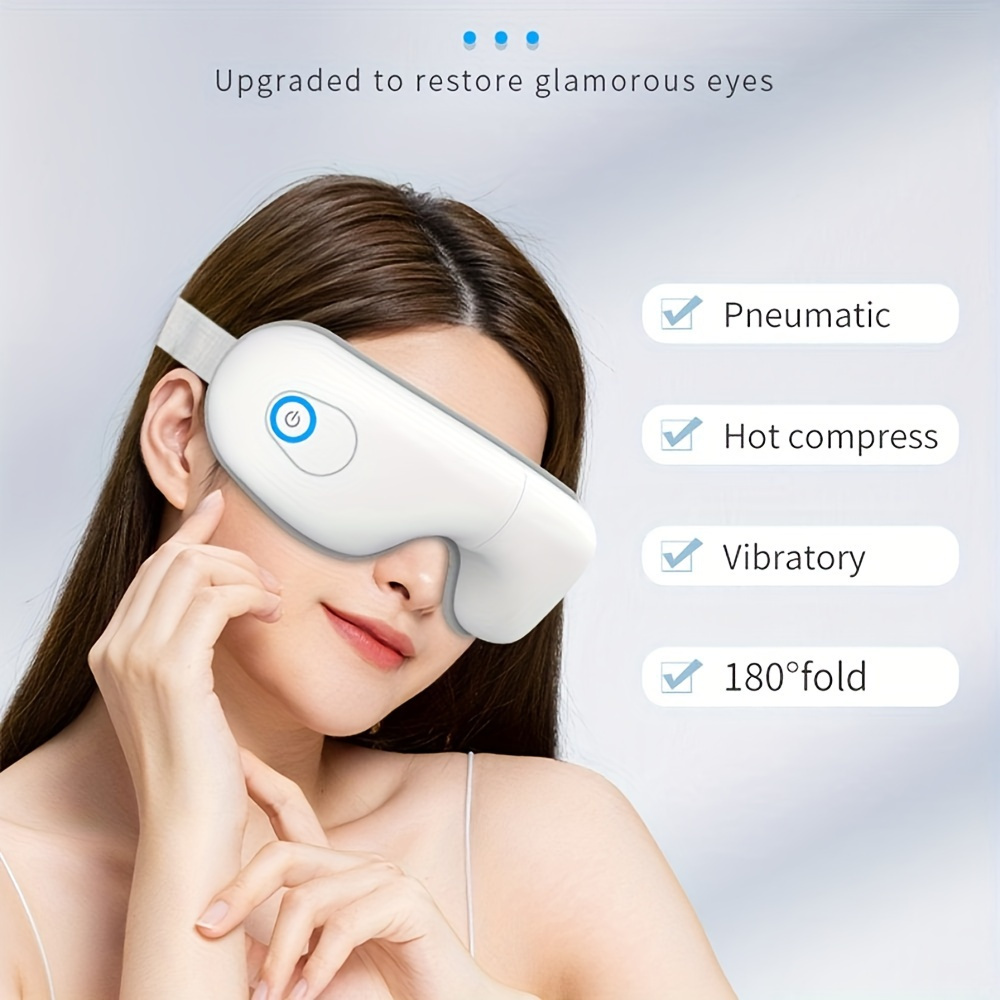 

Ergonomic Intelligent Vibrat Thermal Ionic Facial Eye Massage Booster