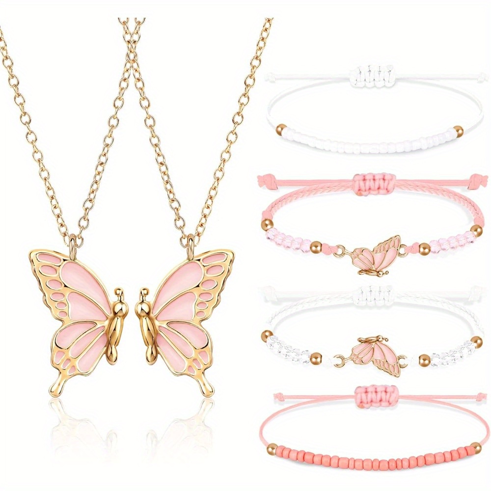 6pcs necklace bracelets friendship necklace Temu