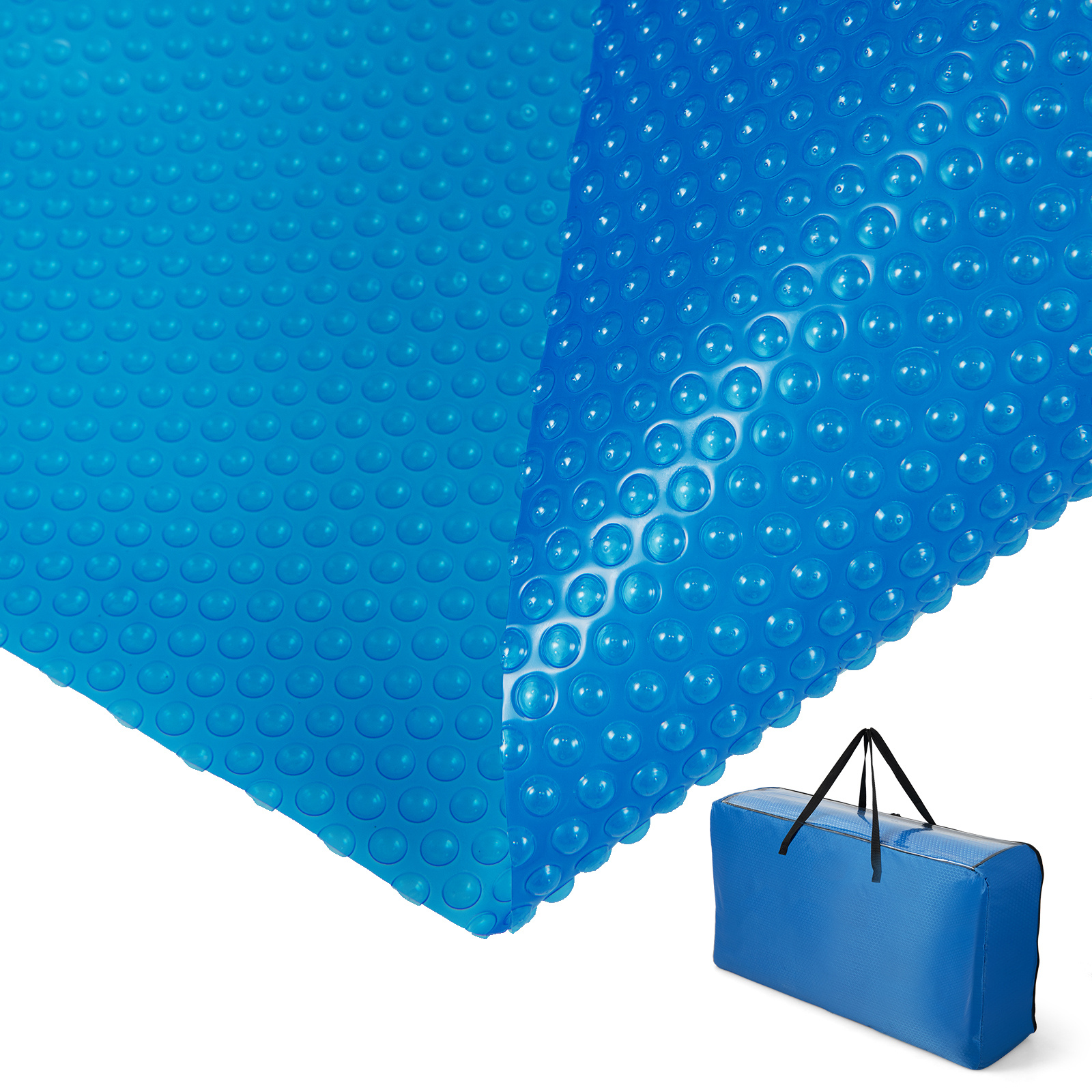 

Lifezeal 18x36ft Rectangular Pool Solar Cover 12 Mil Heat Retaining Blanket W/carry Bag