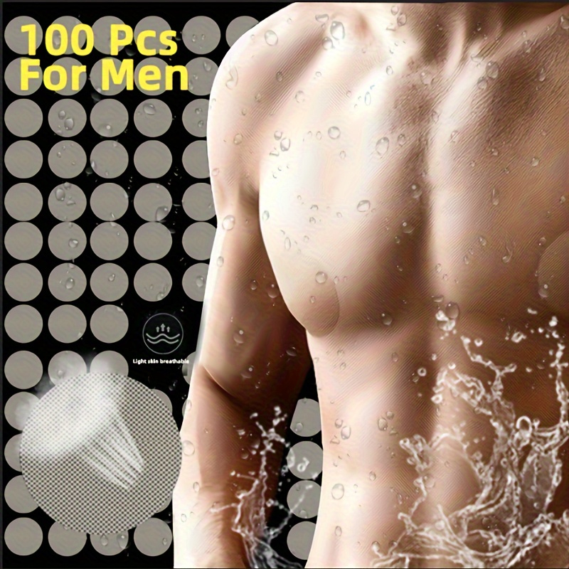 

/200/300pcs , Disposable Breast For Men, Summer Breast , -bulge , Running -friction