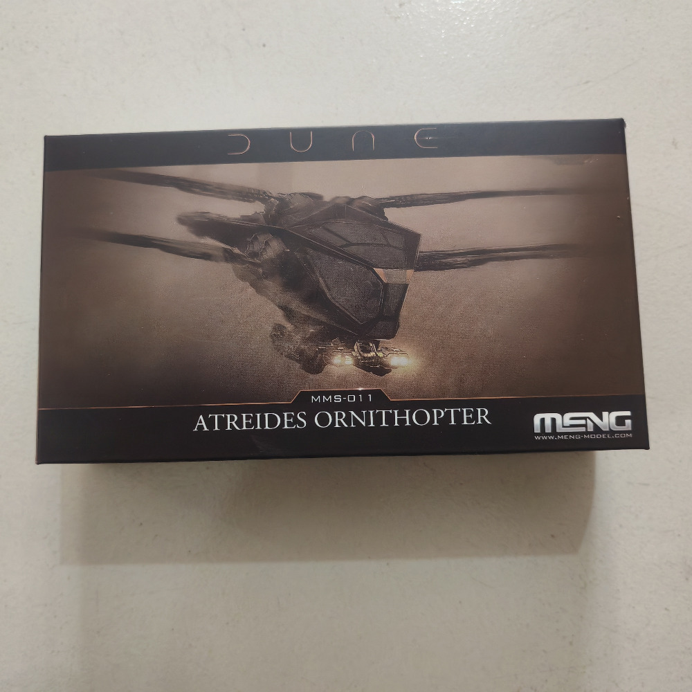 

Dune-inspired Atreides Ornithopter Model Kit - 1/144 Scale, Glue-free Assembly, Color Separation, Ideal For Movie Fans & Hobbyists, Ages 18+