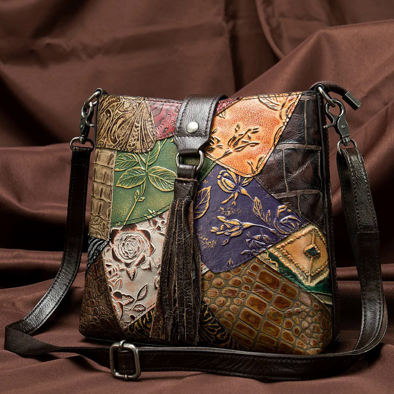 

Decor Shoulder Bag, Ethnic Crossbody , Patchwork Purse