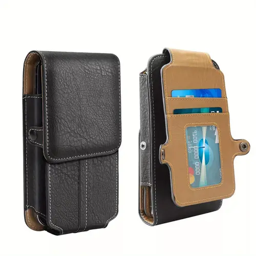 universal cell phone pouch waist belt bag army with belt loop metal clip holster