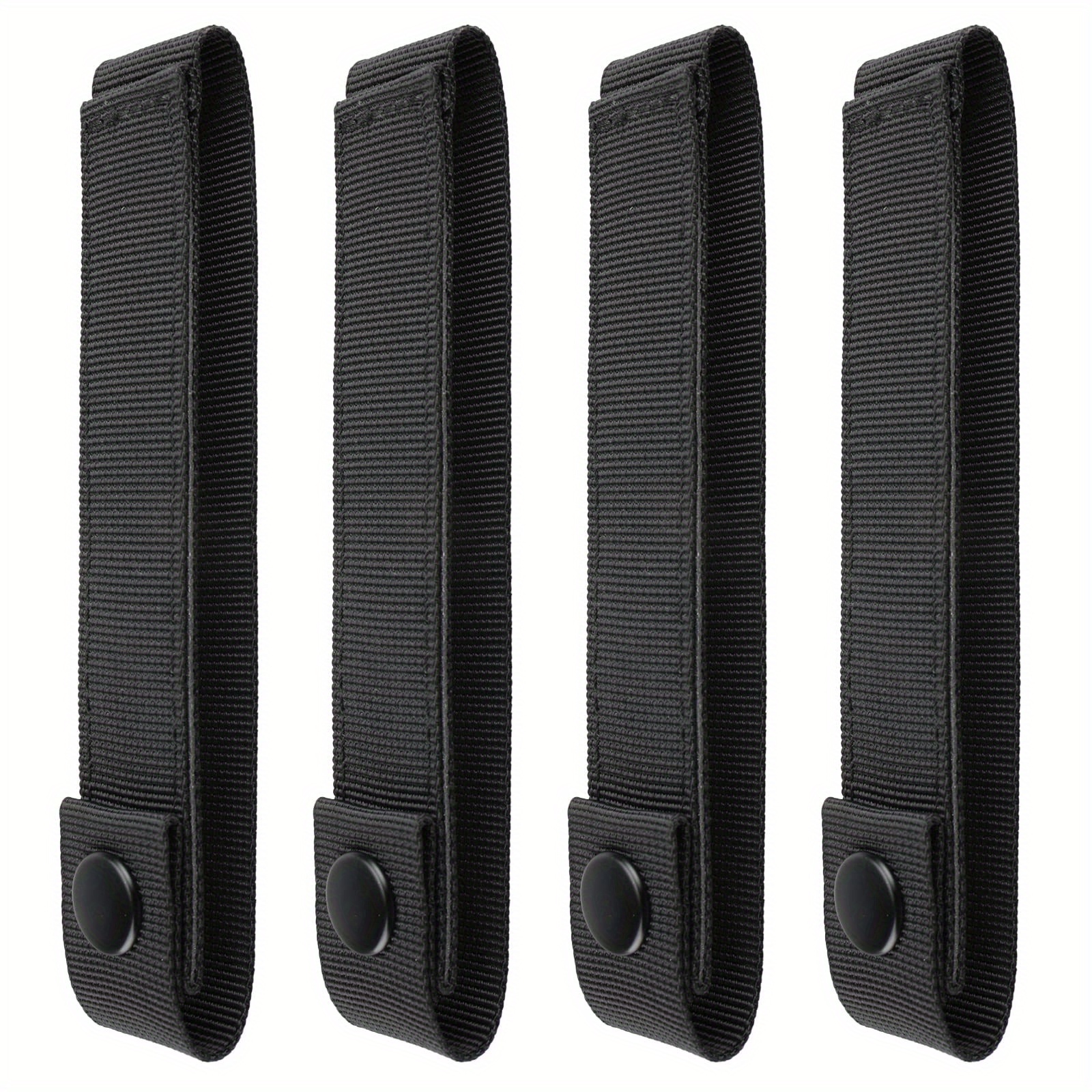 Molle Strap 6 Inch Molle Strap Molle Webbing Straps Attachment Snap Strap Nylon Thumb Snap Straps 4/6/8pcs