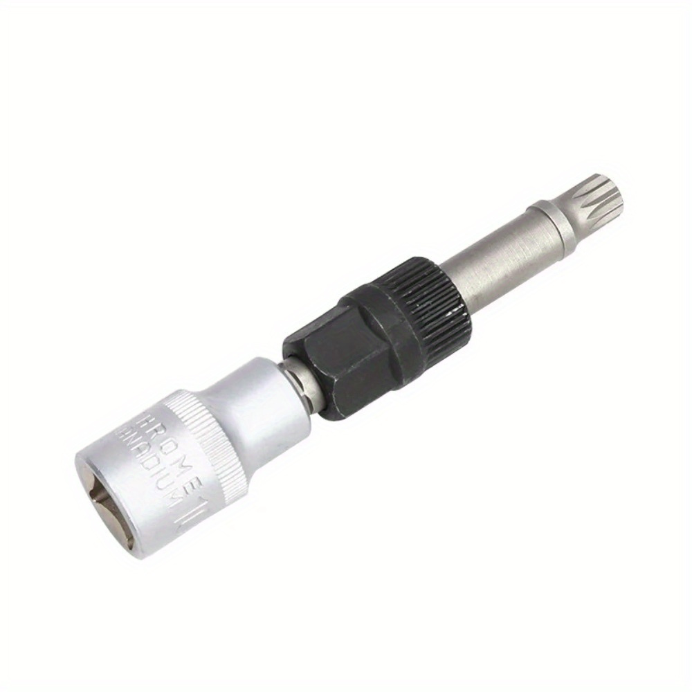 Image of Heavy Duty Steel M10 Alternator Pulley Disc Remover Wrench Tool For Vw Benz Ford - Convenient And