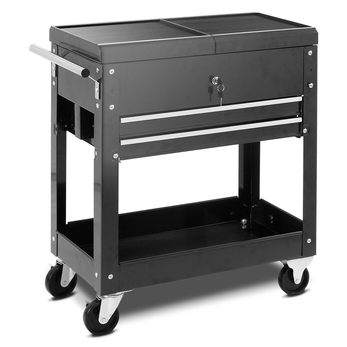 TEMU Lifezeal Rolling Mechanics Tool Cart Slide Storage Cabinet