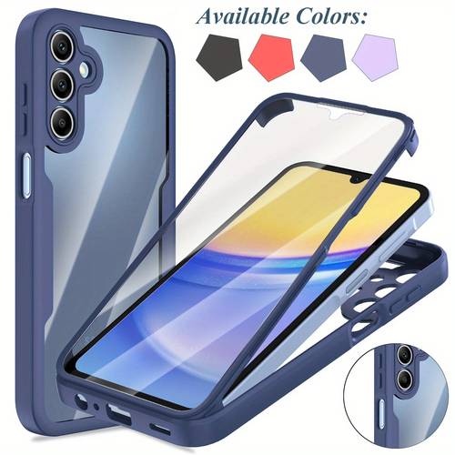 phone case for samsung for galaxy a15 a16 a17 a36 a37 a56 a57 5g only full case shockproof rugged phone cover built in screen protector