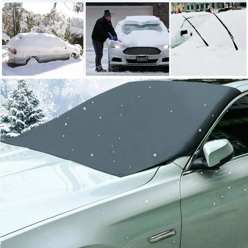 

heat-deflecting" Magnetic Car Windshield Protector - Sun & Snow Shield, Polyester