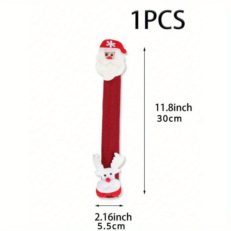 TEMU Christmas & Fridge Handle - Polyester, Battery-free, For Decor