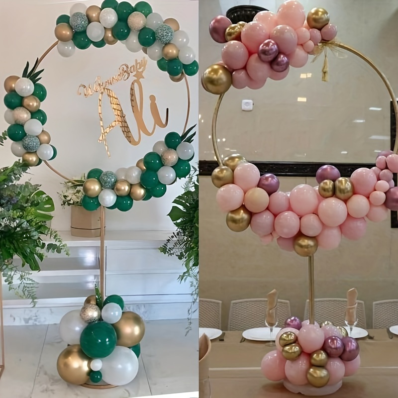 

Diy Balloon Arch Kit - Pvc Circle Column Stand For Weddings, Birthdays & More - Versatile Party Decor Supplies
