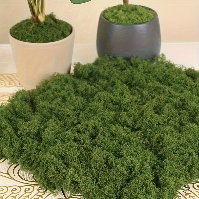 

30g Artificial Moss Lawn For Micro Landscapes: Green Plant Lawn Potted Plant Window Decoration - Simulated Grass Thread, Filamentous Horticultural Decoration