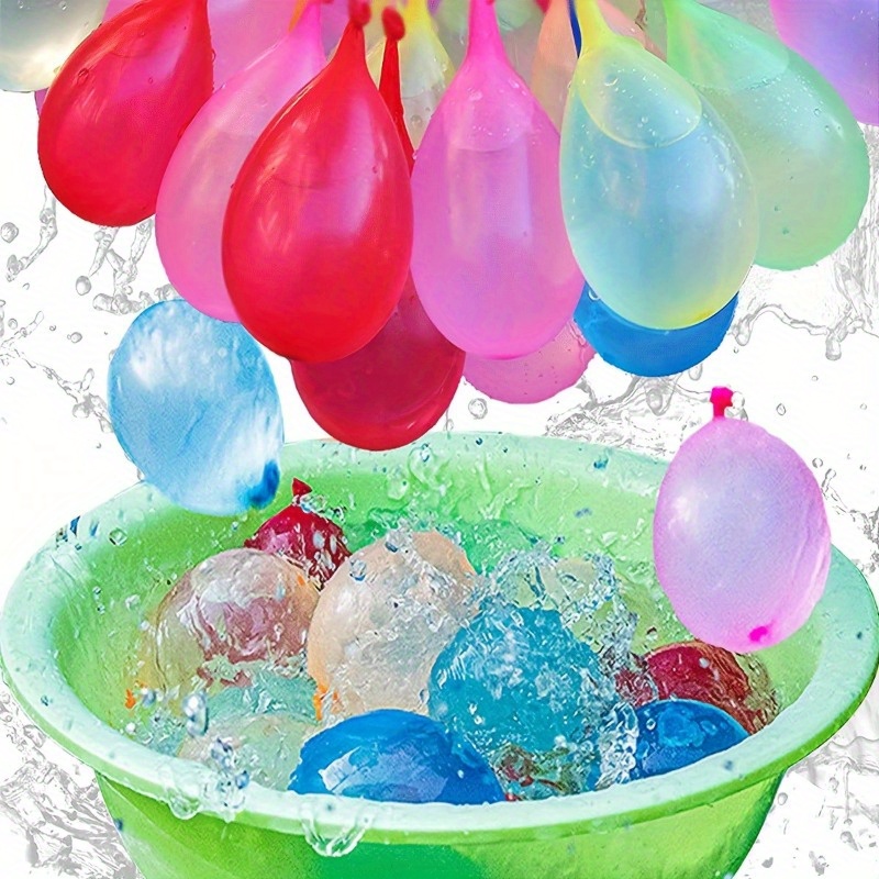 

500-piece Colorful Water Balloon Set - Quick Refill, Ideal For Kids & Adults - Perfect For Pool Parties & Outdoor Fun