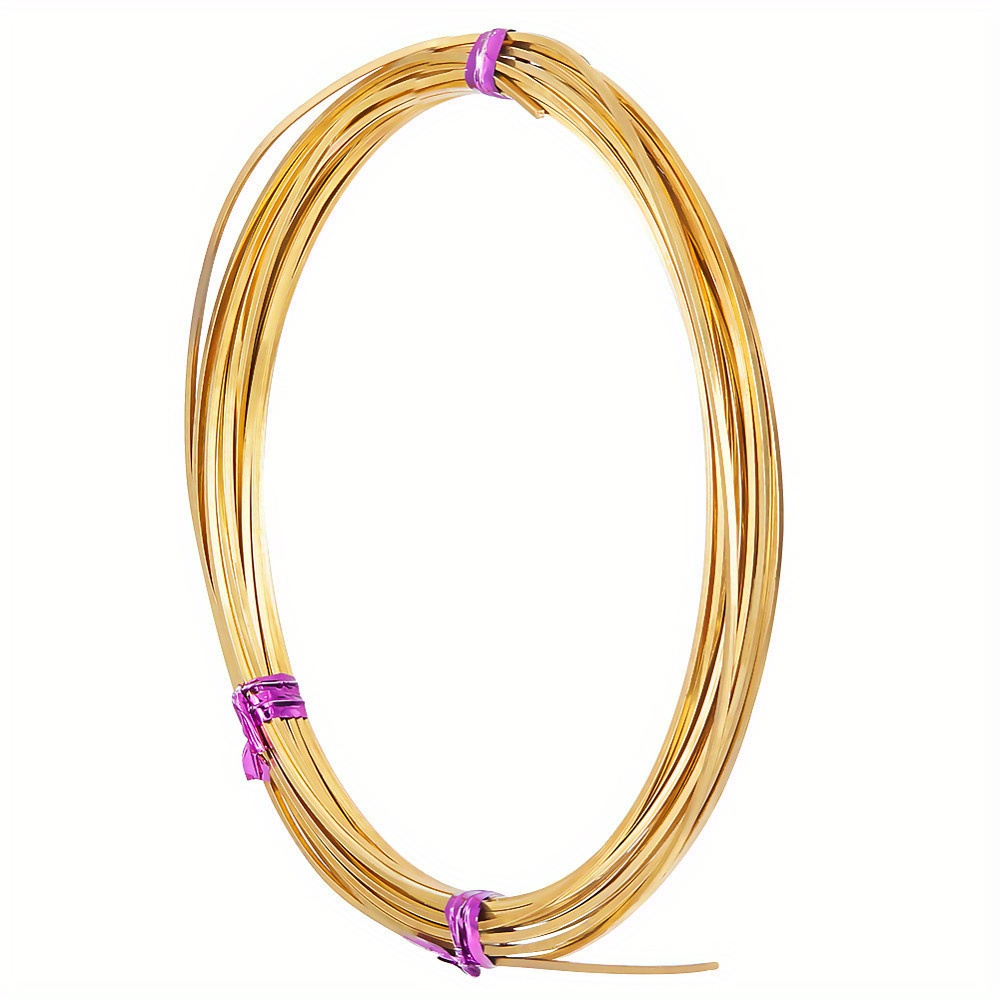 Basteldraht 0,8 Mm (20ga) Goldfarben, Nicht Anlaufend – 6 M Für Schmuck & Dekoration
