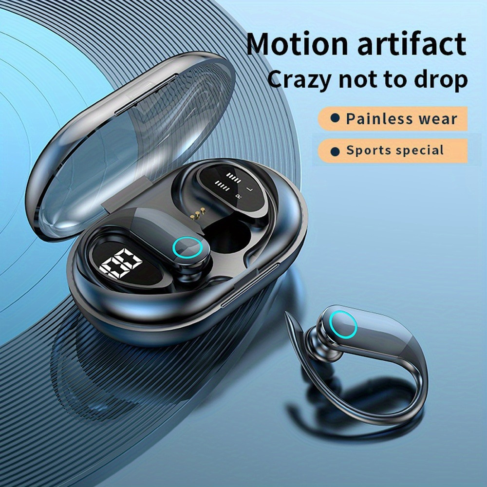 

New Wireless In-ear Tws Clip-on Outdoor Earphones Wireless Earbuds Sport Music Game Headset For Phone
