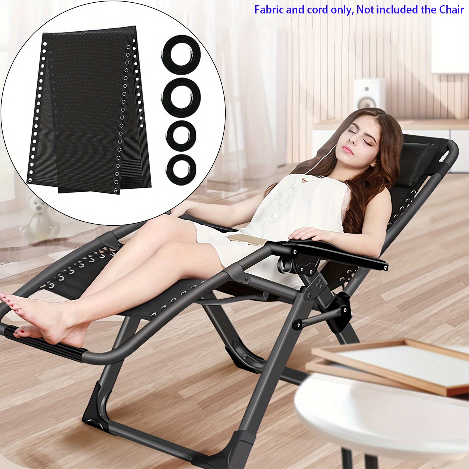 Riparazione Sdraio In Stoffa Set Pezzi Tessuto Ricambio Sedia A