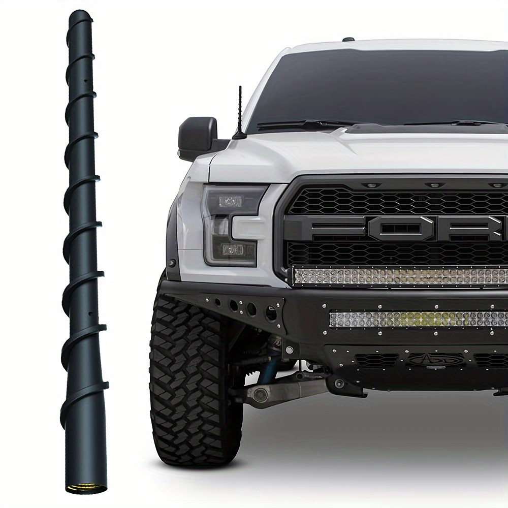 

7 Inch Spiral Rubber Antenna For Ford F150 & F250 (2009-2023) - Easy Installation, Enhanced Am/fm Reception, Durable & Stylish