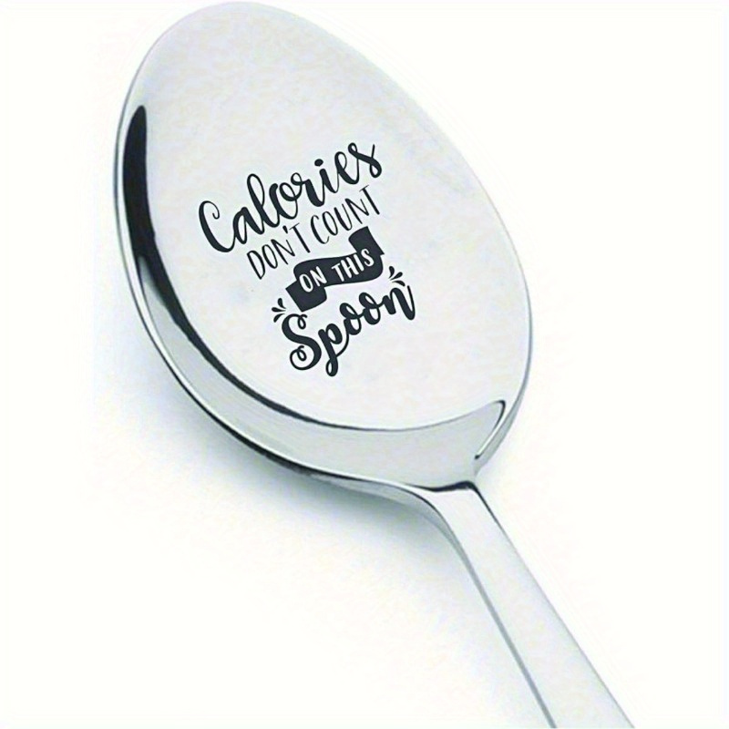 

1pc, Don't This Spoon Healthy Diet Spoon Gift Engraved Spoon Gift For Teens Best Friend Funny Christmas Gift Sister Funny Birthday Gift Creative Gifts For A Boyfriend