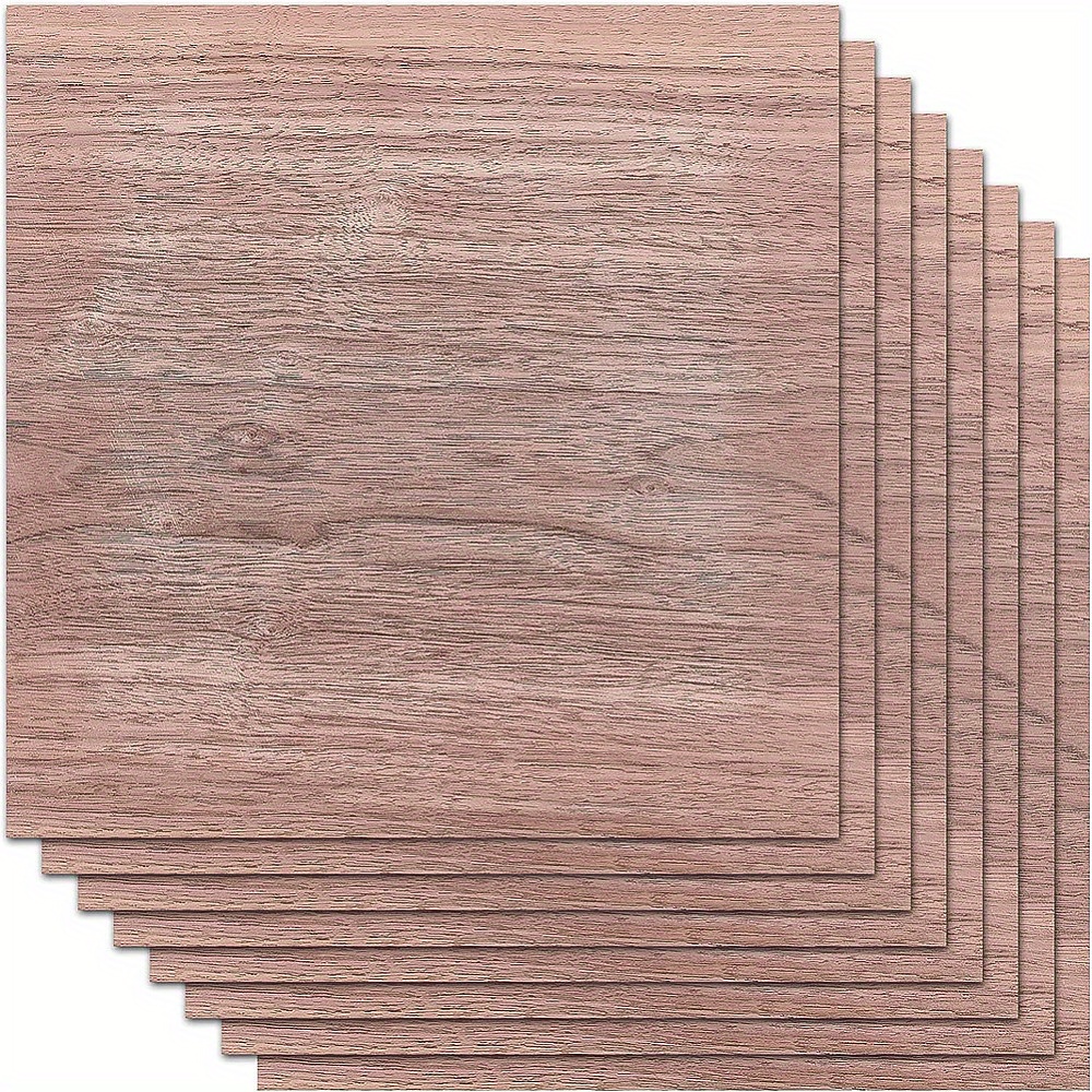 

8- Wood Veneer , 30x30cm , 0.5mm , Hardwood Boards For Diy Projects, Art & , No Required,