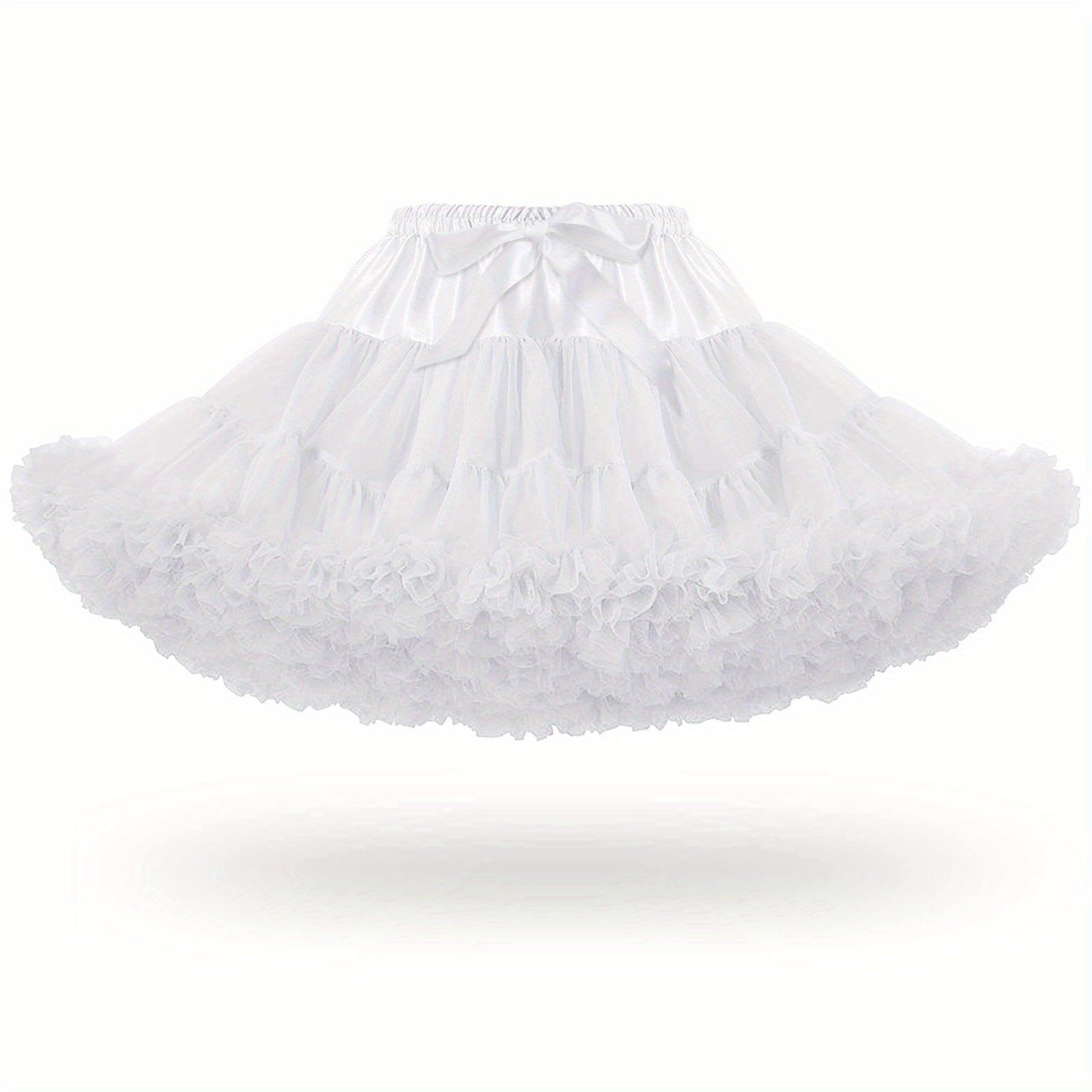 

Women's Sporty Tulle Tutu Skirt - Elastic Waist, Multi-layer For Parties & Cosplay