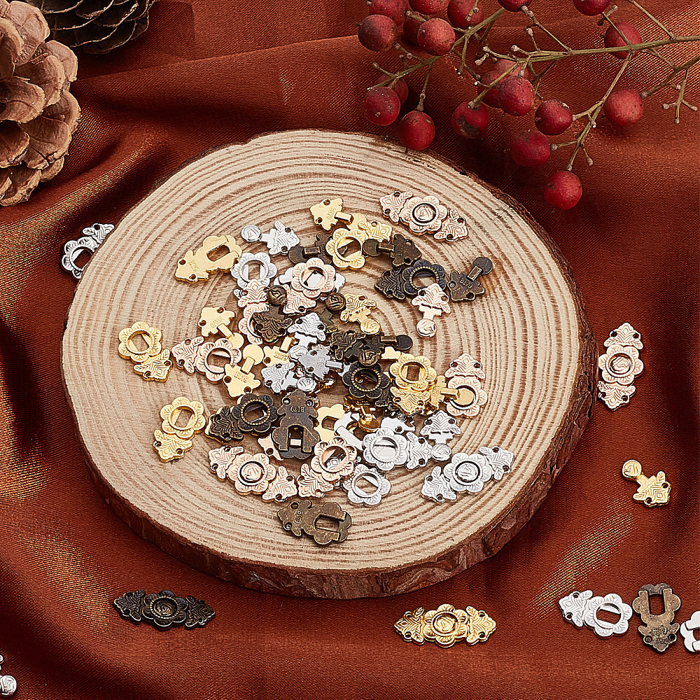 40-Pack Metal Snap Buttons for Doll Clothes